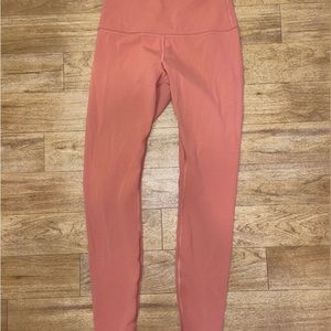 Lululemon leggings, peach size 8
